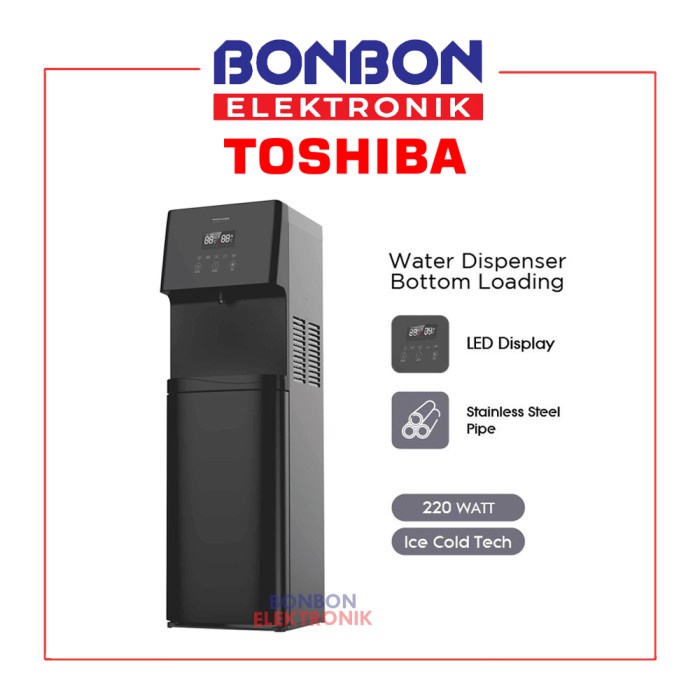 Toshiba Dispenser Galon Bawah RWF 1830BN / RWF-W 1830 BN / RWFW1830BN