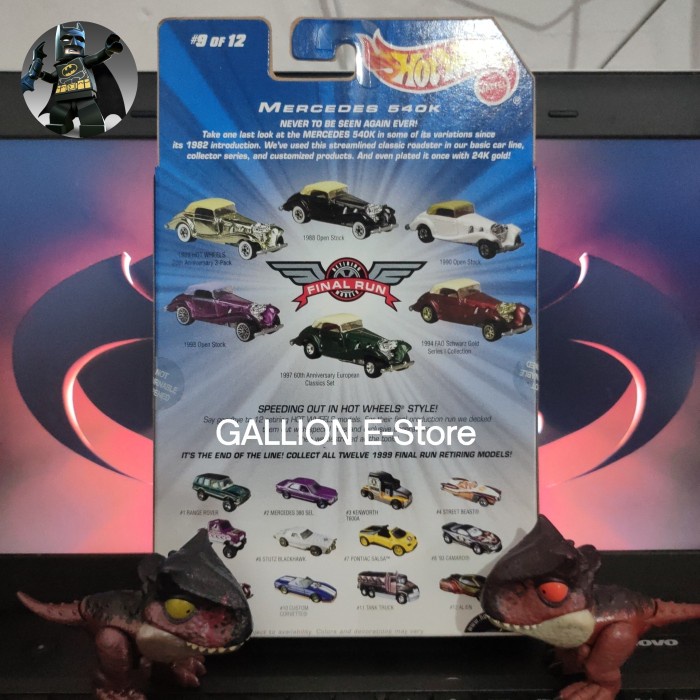 SALE HOT WHEELS 1999 FINAL RUN MERCEDES 540K READY