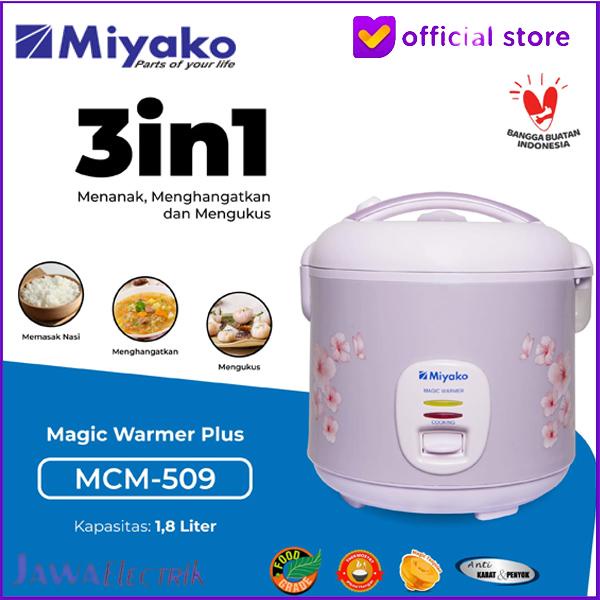 RICE COOKER MIYAKO/MAGIC COM MIYAKO MCM 509 PINK Kapasitas 1,8 Liter c
