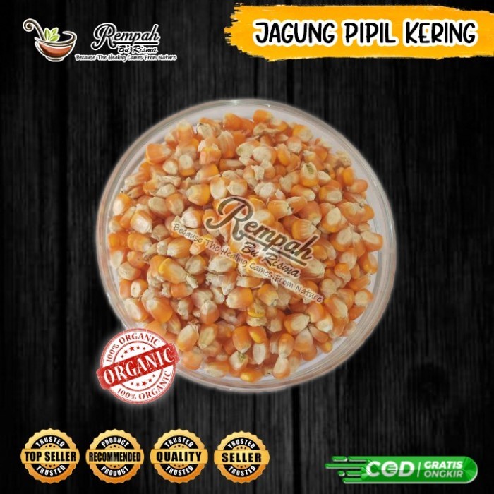 TERMURAH JAGUNG PIPIL KERING 500 GRAM - JAGUNG POPCORN