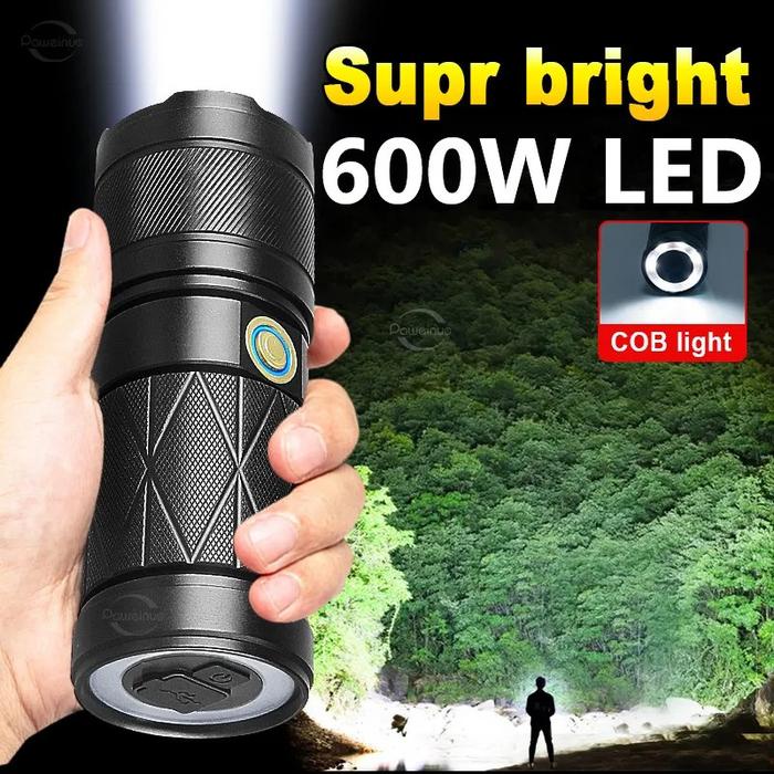 Serasiinspace Senter Super Terang Waterproof Led Tactical Anti Air Lampu Swat Zoom Swat Police