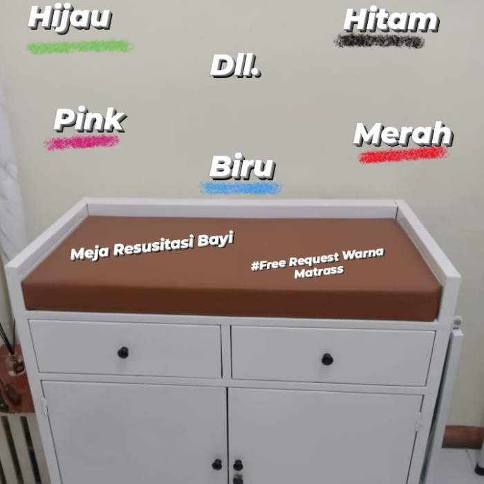 PROMO meja resusitasi bayi baby table meja resusitasi perlengkapan bayi