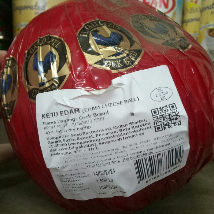 

Keju Edam Ayam Emas Keju Bola Keju Tua Repack 100Gr Promo