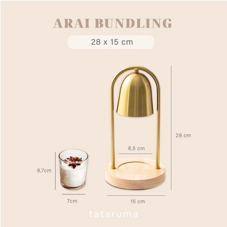 Lampu Aromaterapi Candle Warmer Lebur Lilin