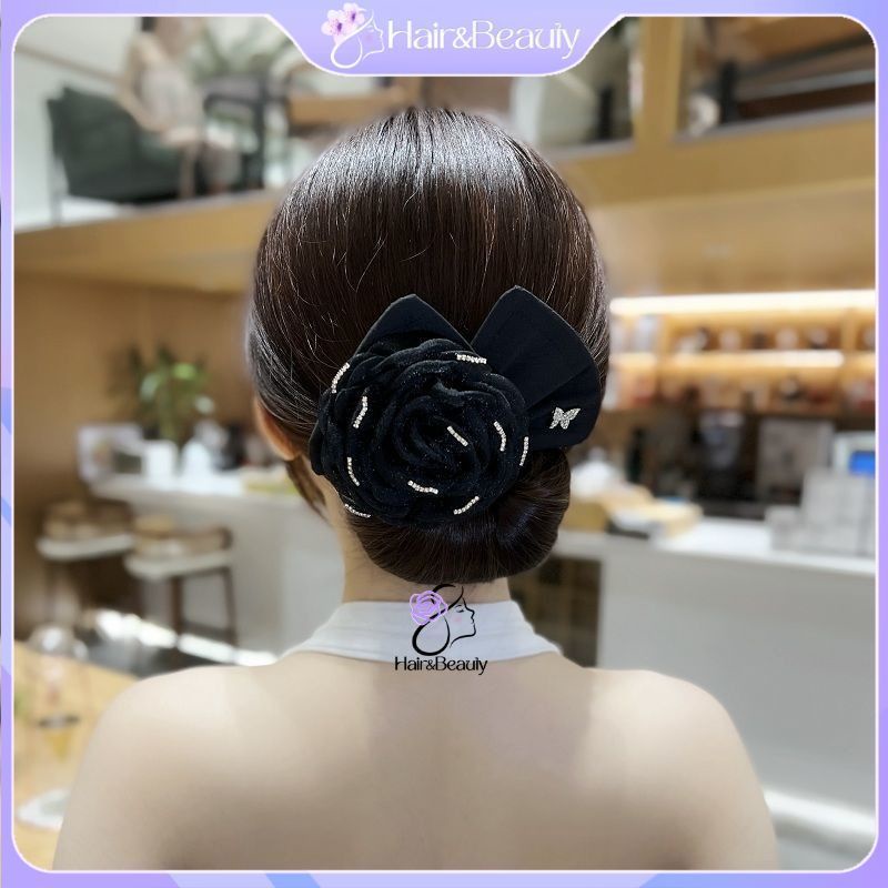 HIB-0198 Penjepit rambut temperamen Jepit Rambut Korea Pum hairdini roll donat sanggul konde Magic