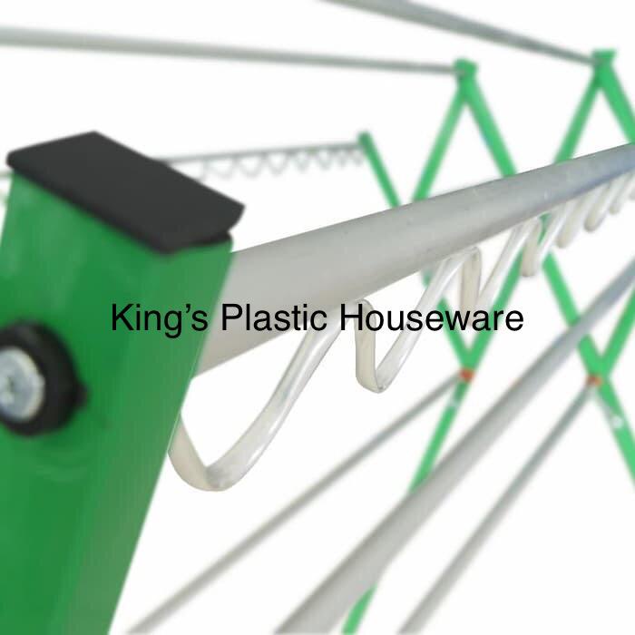 JEMURAN PAKAIAN BAJU BESAR PREMIUM 2M WARNA DUCO ANTI KARAT ALUMUNIUM