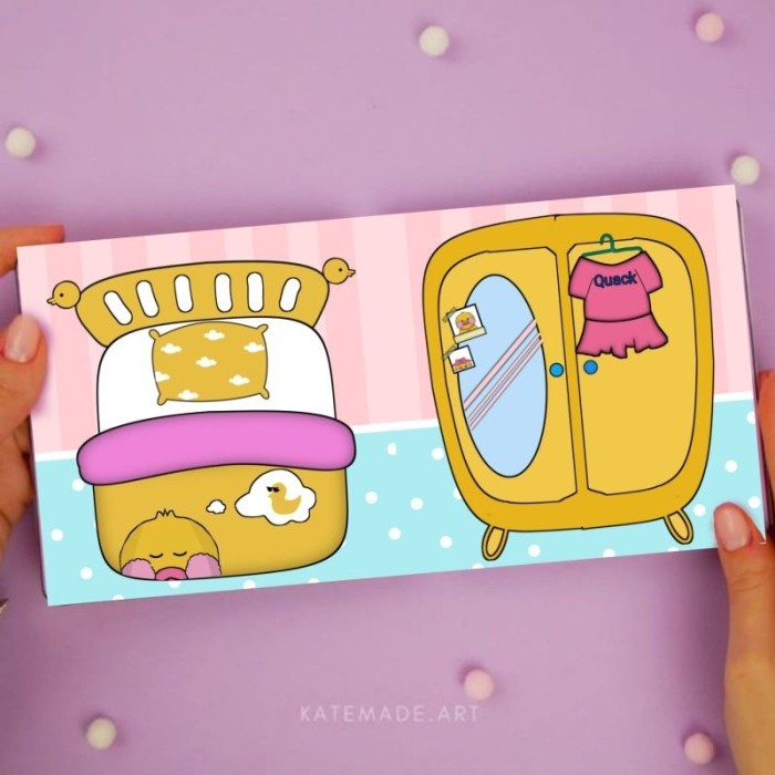 [dtk] - Paper Duck Viral Bebek Kertas Mainan Busy Book Buku Aktifitas Anak