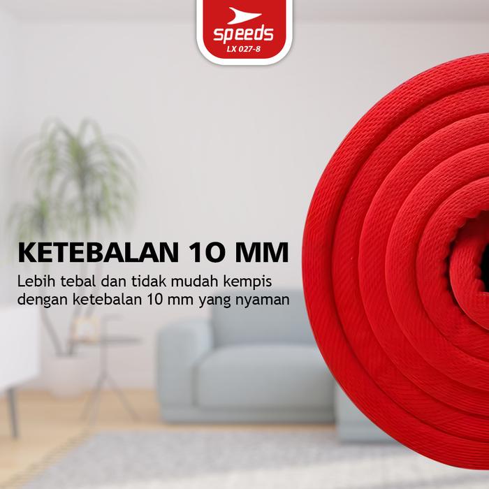 Speeds Matras Workout Nbr Matras Yoga Alas Workout Alas Senam Dirumah Ibu Hamil Tebal 10Mm 027-5