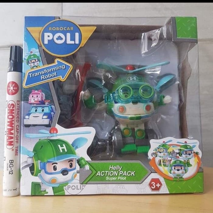 Mainan Robocar Poli Helly Action Pack