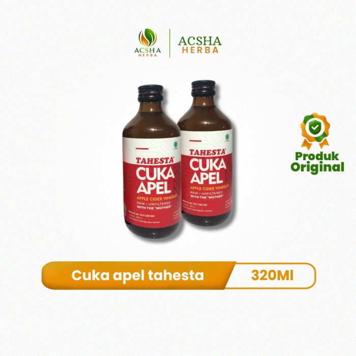 

Cuka Apel Tahesta Original - 350ml