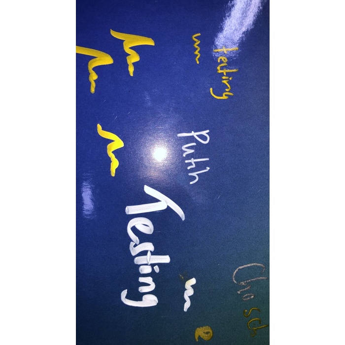 

] double tip marker ( gold , silver , white ) isi 4 buah kode H886 brush tip dan bolt tip