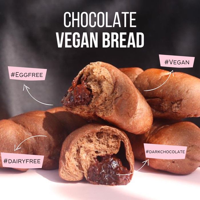 

Vegan Bread Roti Cokelat