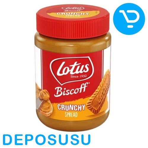 

Lotus Biscoff Crunchy Spread 380g aman untuk Vegan Halal