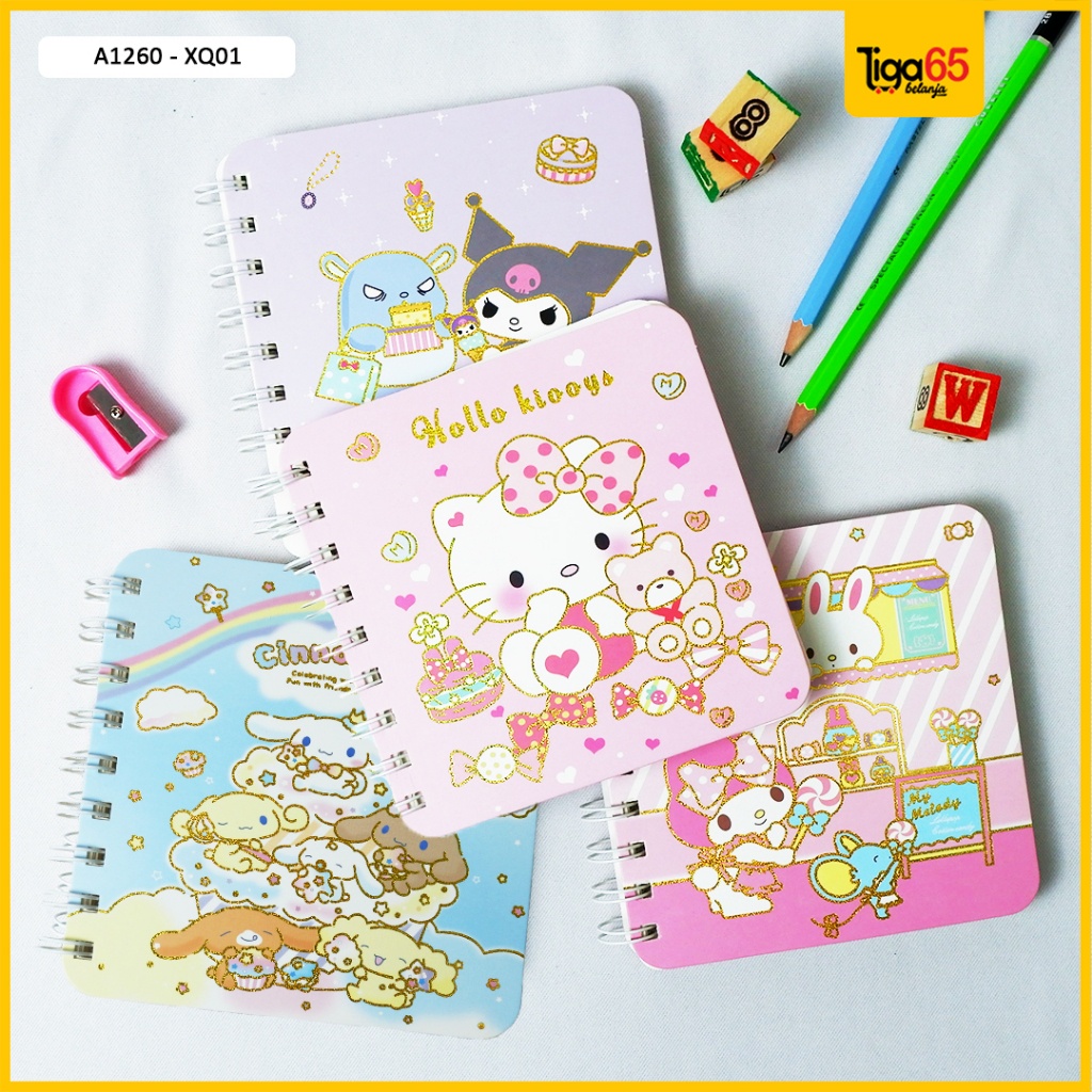 

BUKU KECIL CATATAN / MINI BUKU NOTES KECIL / RING BOOK MINI A6 / RING BOOK A1260-XQ01