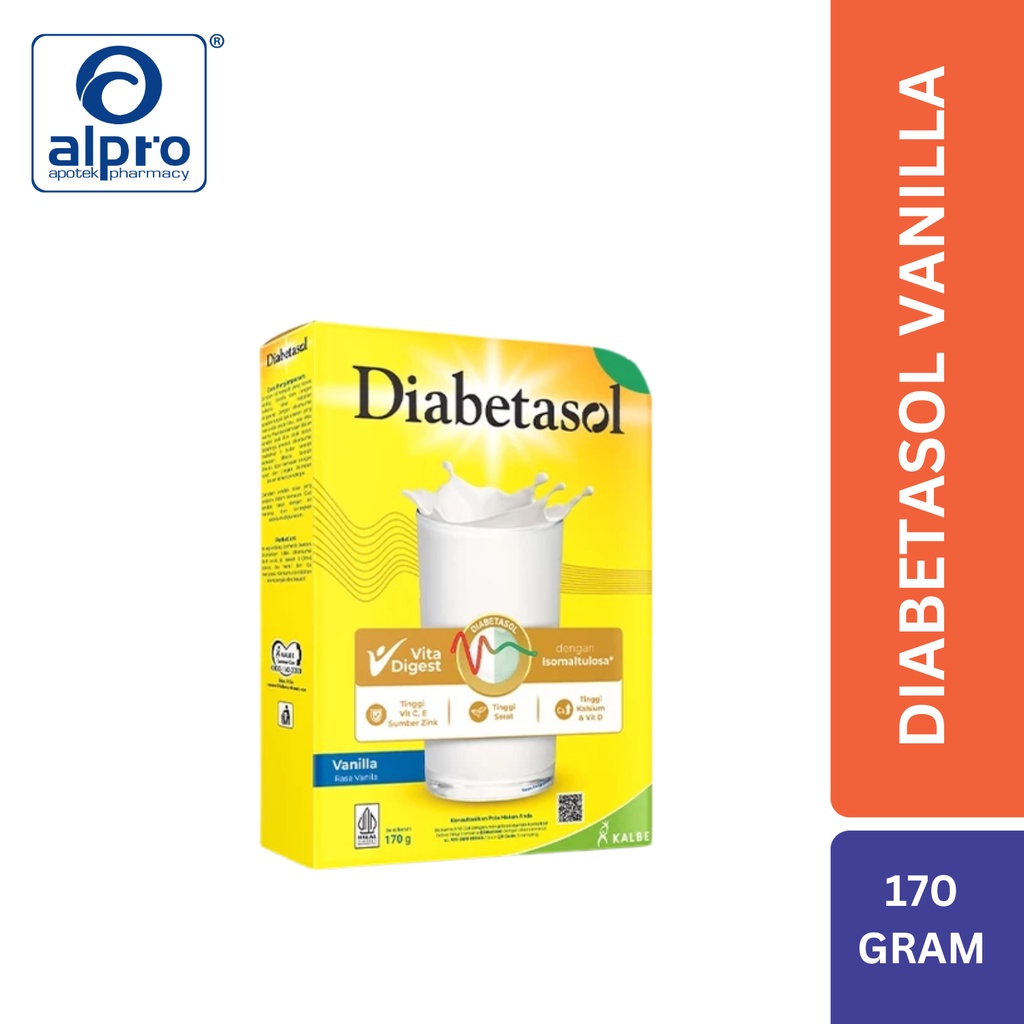 

Diabetasol Vanilla Vita Digest 170G