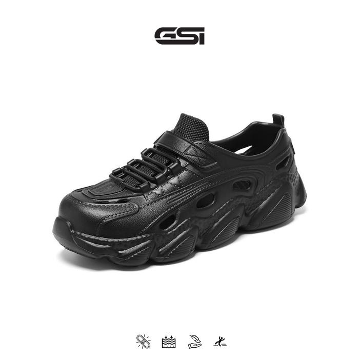 GSI ShoesSepatu Sendal Pria Wanita Sepatu Sandal Kasual Sepatu Karet EVA Rubber Elastis Empuk