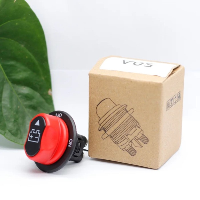 TOP 100A SAKELAR PEMUTUS CUT OFF BATERAI MOBIL ISOLATOR PEMUTUS DAYA -