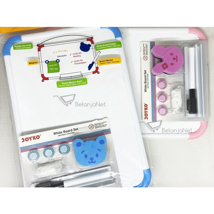 

Ready Papan Tulis Putih Set Whiteboard Set Joyko Wbs-160Co