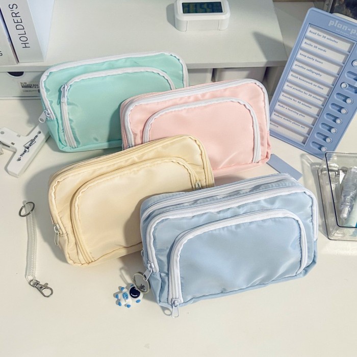 

Ready Tempat Pensil Aesthetic Terbaru Pencil Case Box Pensil Korea Organizer Box Pensil Cute Terbaru