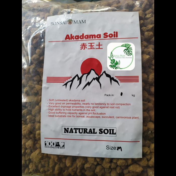 Fresh Flower Akadama Soil Natural Soil Media Tanam Kaktus Dan Sukulen