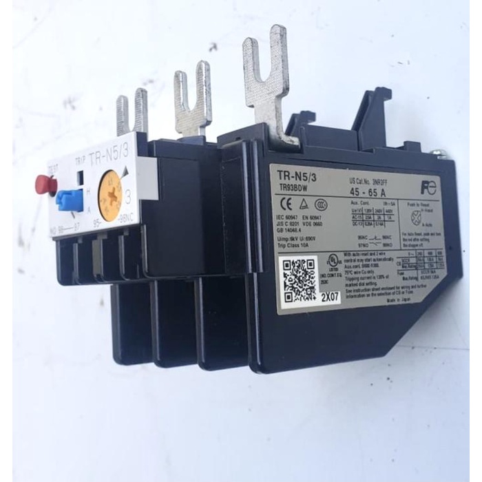 Promo Thermal Overload Fuji Relay Overload Tr-N5/3 Fuji Electric