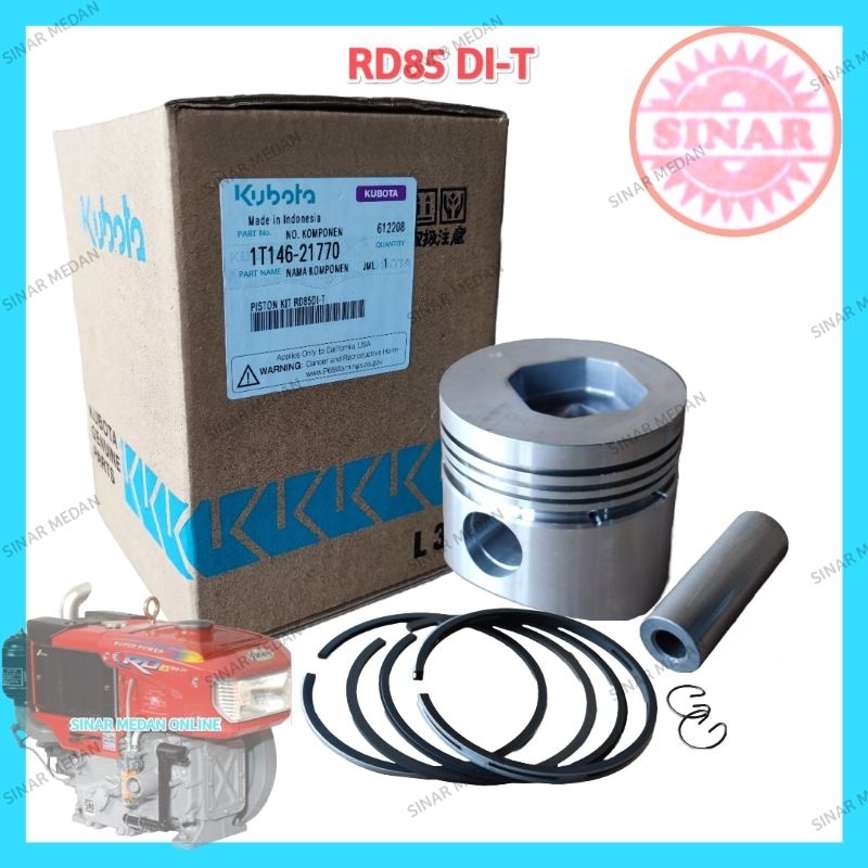 PISTON KIT KUBOTA RD65 T RD 65 S RD85 T RD85 S SEHER KOMPLIT