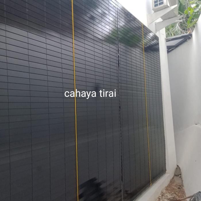 Tirai Krey Kayu Outdoor Anti Hujan Dan Cahaya