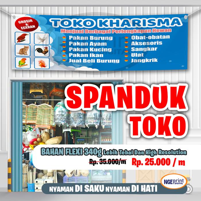 Mntb" Spanduk Toko Sembako/Spanduk Toko Baju Spanduk Toko Pakaian/Bannertoko