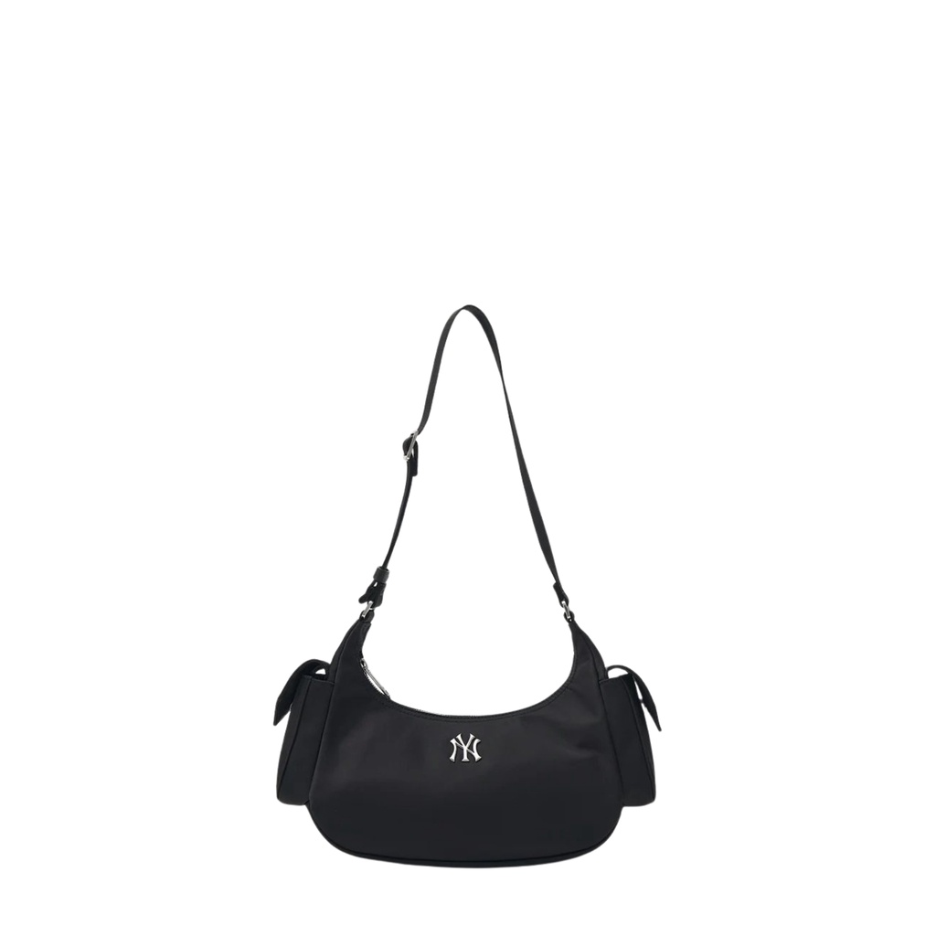 Basic Nylon Pocket Hobo Bag NY