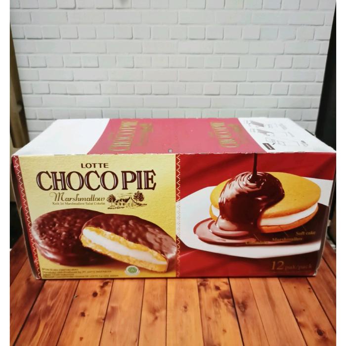 

Kuliner.Kita Lotte Marshmallow Chocopie 1Box 12Pcs