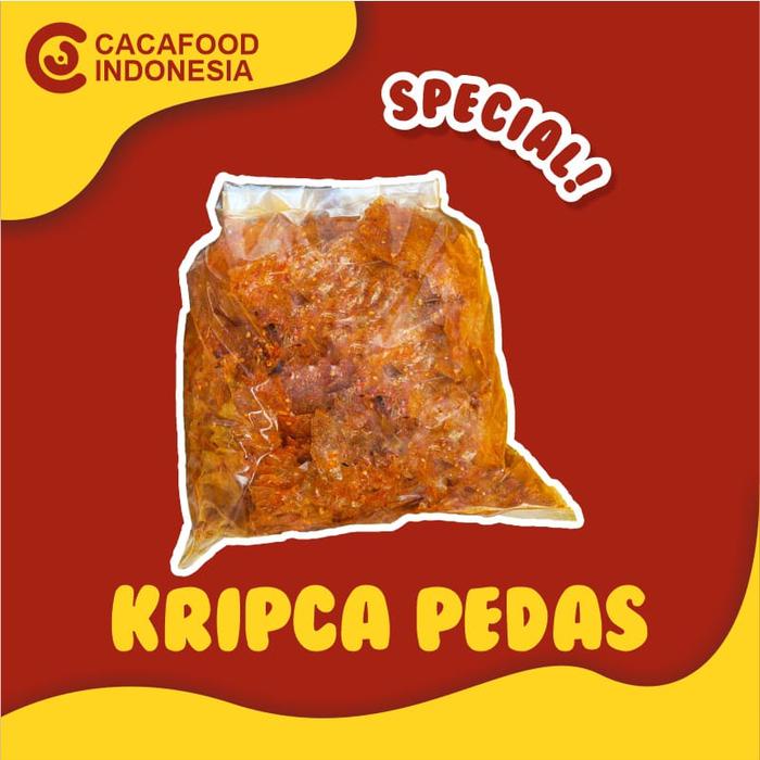 

Kuliner.Kita Flash 1 Kg Kripca Pedas Cacafood Keripik Snacks Cemilan