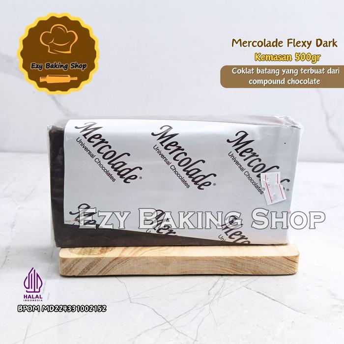 

Kuliner.Kita Mercolade Flexy Dark Compound 500Gr - Coklat Batang Pak Default