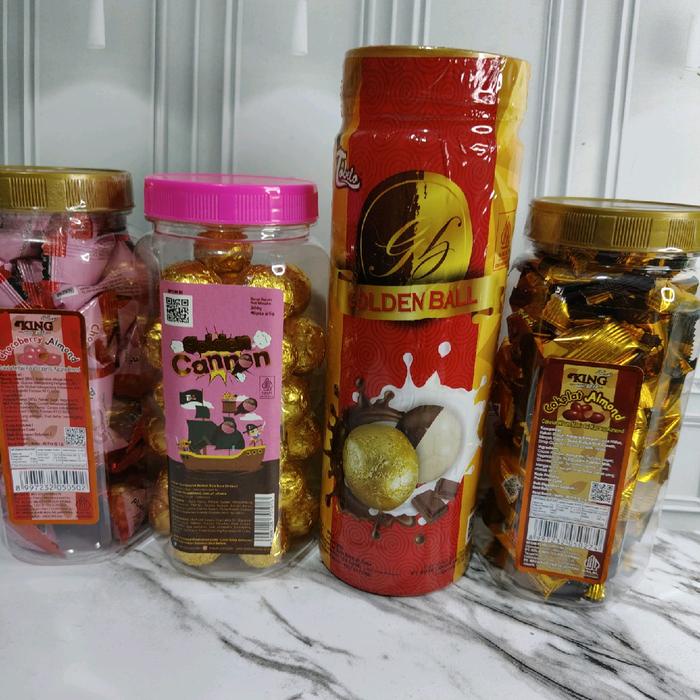 

Kuliner.Kita Tobelo Cokelat Golden Mix D'King Almond 1 Dus