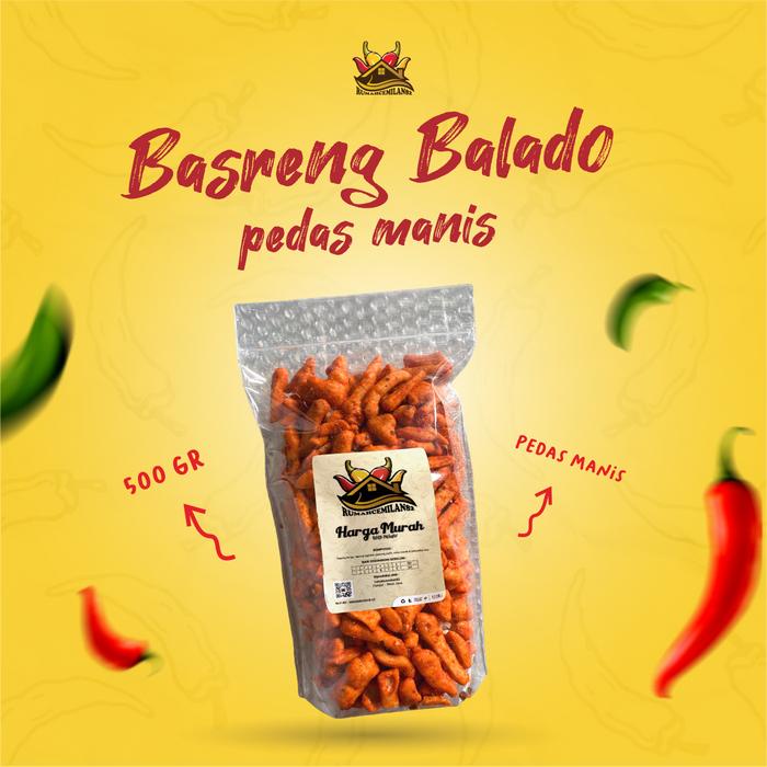 

Kuliner.Kita Basreng Balado 500Gr Daun Jeruk