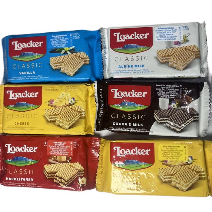 

Kuliner.Kita (Buy1Get1) Loacker Wafer Classic Import