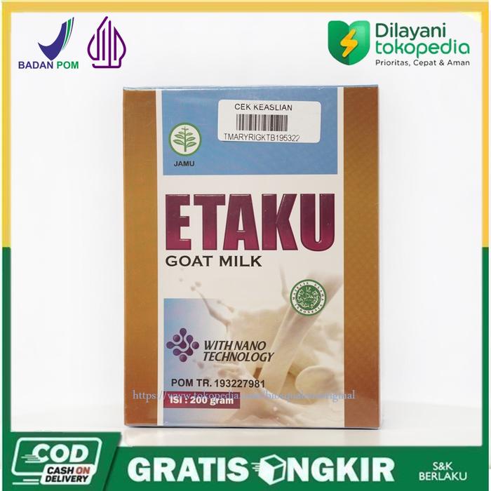 

Terlaris- Walatra Etaku Goat Milk 100% Susu Kambing Murni Kaya Nutrisi & Protein