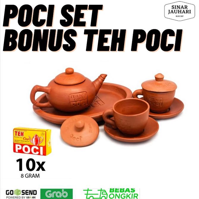 POCI SET TEKO TANAH LIAT