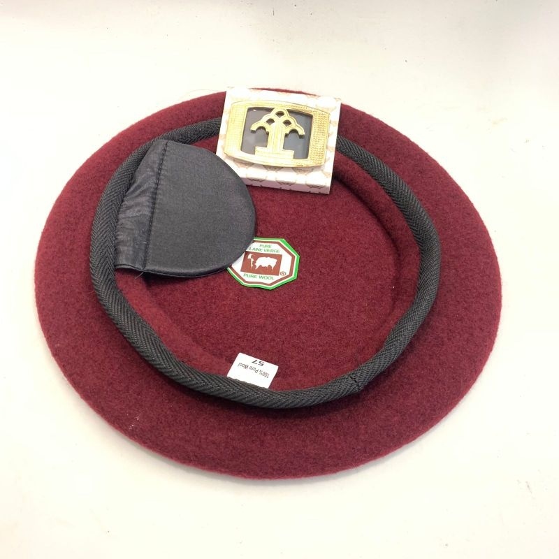 BARET KUMHAM MERK CAMEL MARUN TERBARU TOPI BARET LAPAS POLSUSPAS BARET CAMEL LAPAS