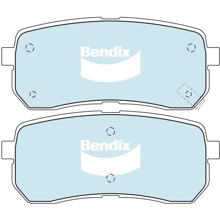 Kampas Rem Belakang Hyundai H1 Bensin & Diesel Bendix Brake Pad Db1957 Terbaru