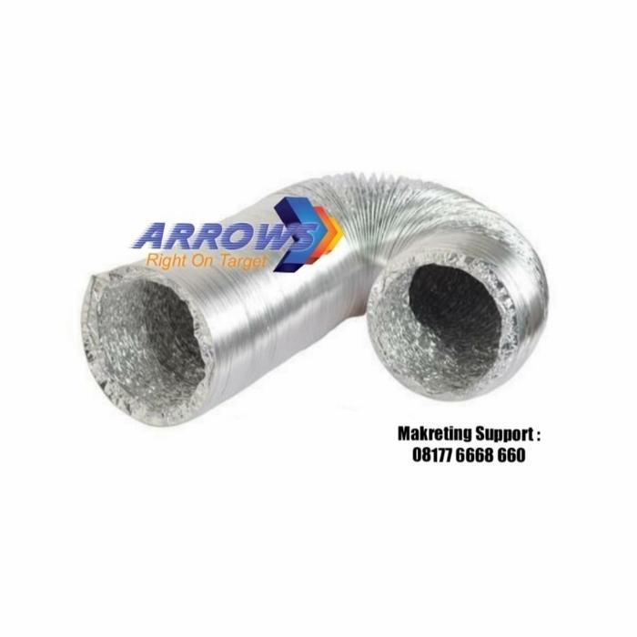 Yok Di Co. Flexible Alumunium 5 Inch 5 Meter Selang Alumunium Flexible Duct 5Inch