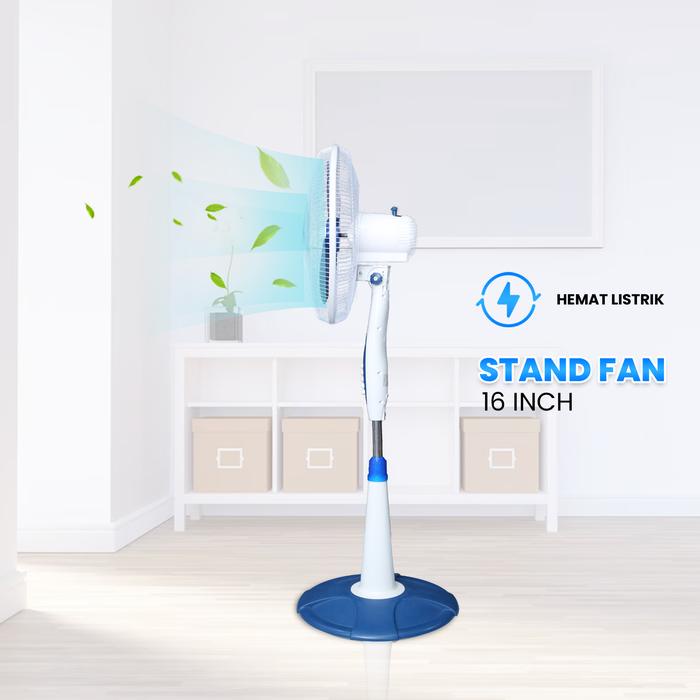 SALE PROMO (COD) KIPAS ANGIN BERDIRI AOYAMA / STANDFAN 16 INCH KIPAS AOYAMA READYY
