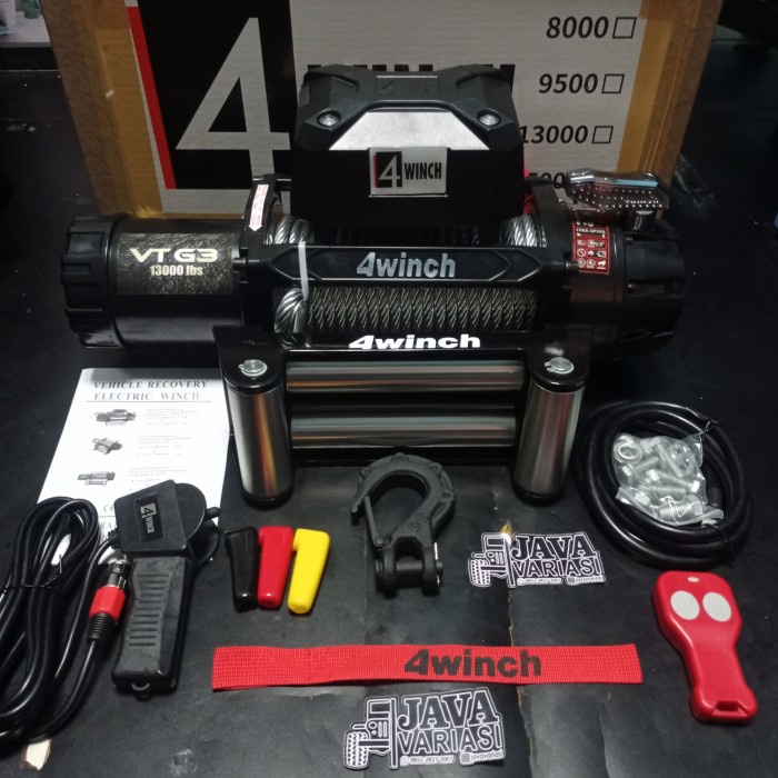 TERBARU winch 4winch 13000lbs Gen3 terbaru PROMO