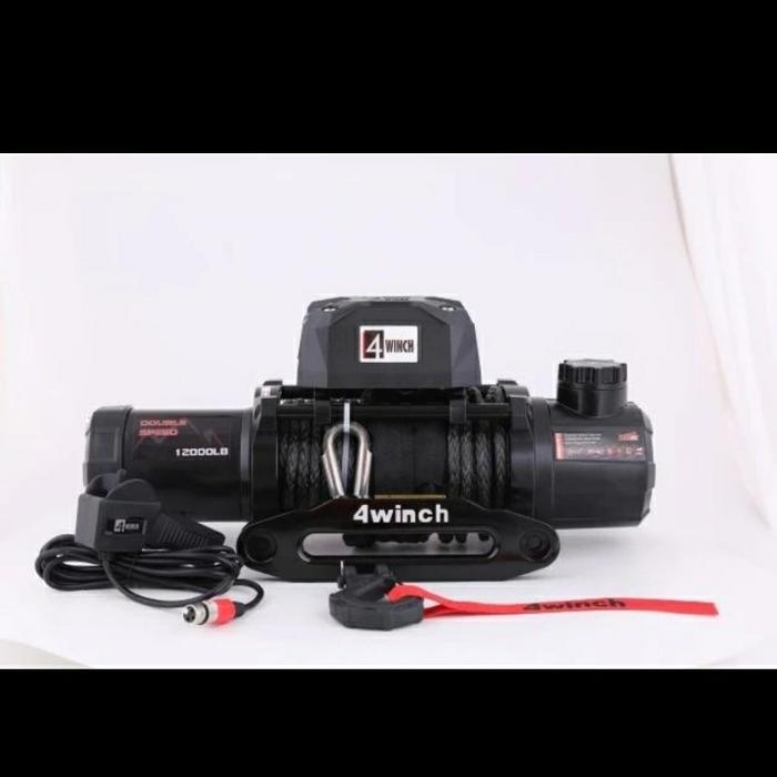 TERBARU WINCH 4WINCH 1200LBS DOUBLE SPEED SYNTHETIC ROPE HOT SALE!