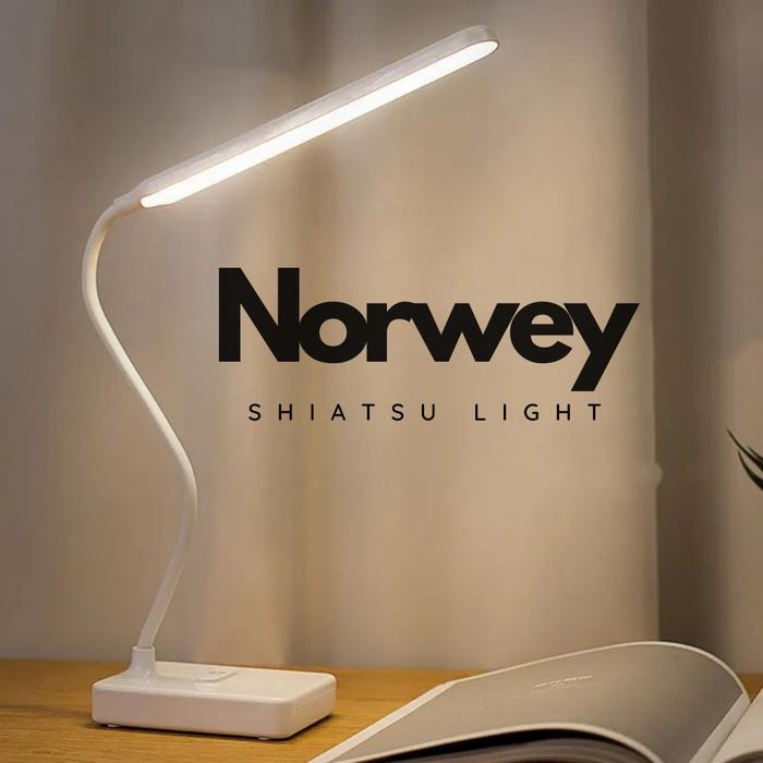 Lampu LED Baca Meja Belajar USB Rechargeable Baterai Isi Ulang