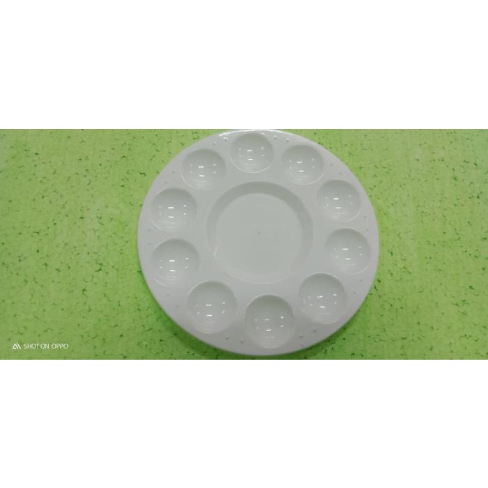 

Produk Unggulan] palet lukis ufo bazic 17 cm putih