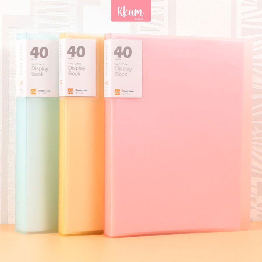 

Document keeper map file/ Clear holder A4 40 lembar