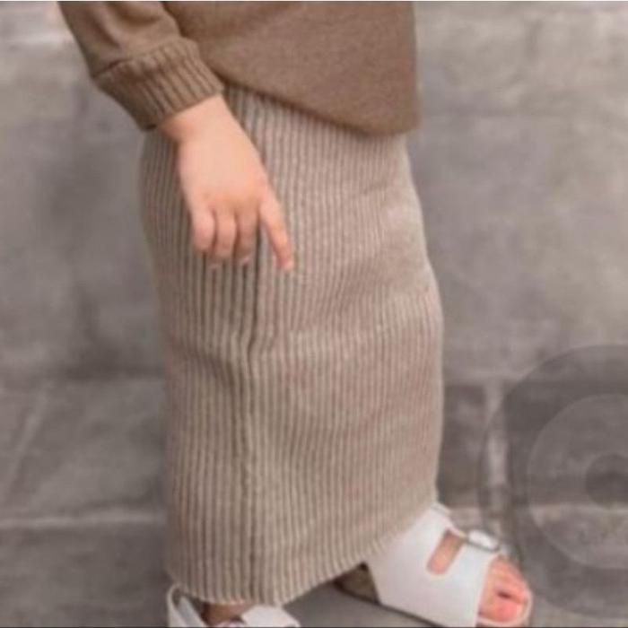 Gemiloo- Citong Mom's&Kids ROK RAJUT SPAN ANAK 1-8 TAHUN ROK RAJUT ANAK PEREMPUAN ROK SPAN ANAK