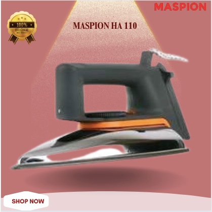 MASPION SETRIKA HA 110 SETRIKA LISTRIK/HA 110/HA110/HA-110/MASPION SETRIKA MURAH ORI Dw05