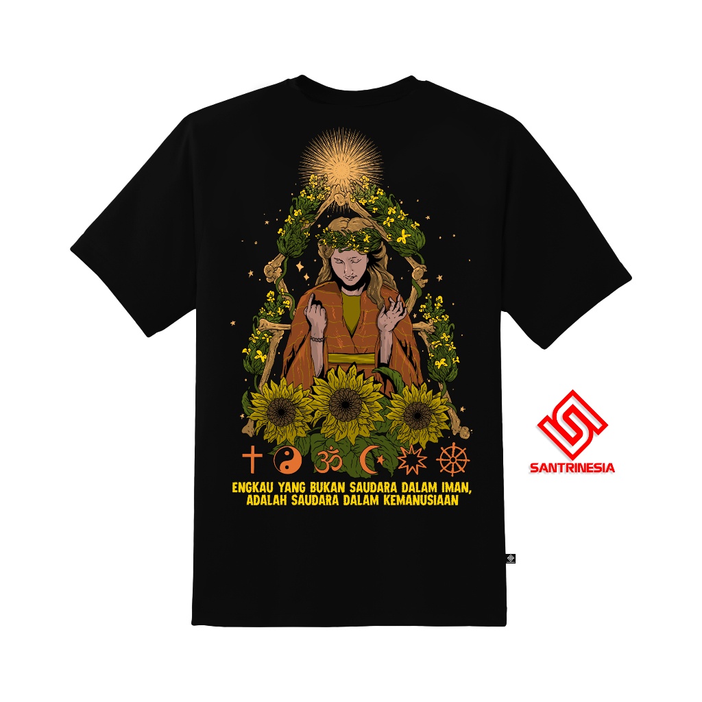 BEST Santrinesia Kaos Pluralisme Indonesia Gusdur Saudara Dalam Kemanusiaan