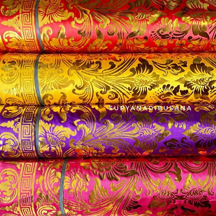 TERJAMIN Kain prada bali emas